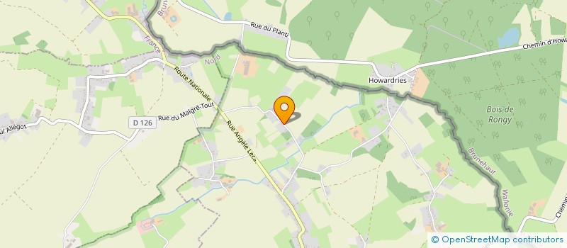 localisation de l'entreprise MADAME MARIE NOEL  RUMEGIES