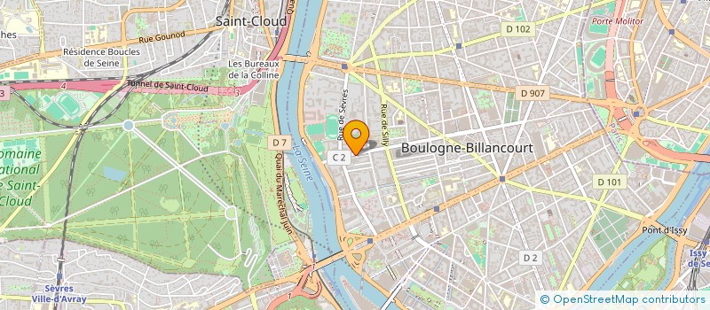localisation de l'entreprise MADAME MARIE NOEL NGUENDA AMOUGUI à BOULOGNE-BILLANCOURT