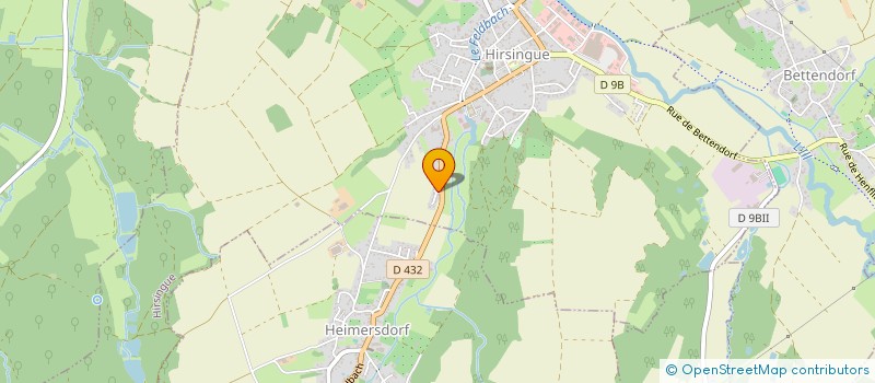 localisation de l'entreprise MADAME MARIE-NOELIE BAUMGARTNER  HIRSINGUE