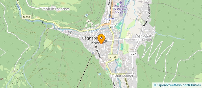 localisation de l'entreprise MADAME MARIE-NOELLA FOURNIER à BAGNERES-DE-LUCHON