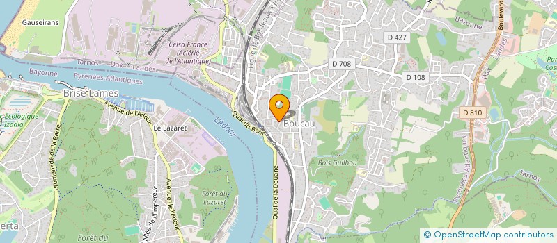 localisation de l'entreprise MADAME MARIE-NOELLE ALLAIN  BOUCAU