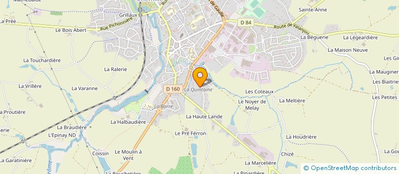 localisation de l'entreprise MADAME MARIE-NOELLE ANGEBAULT  CHEMILLE-EN-ANJOU