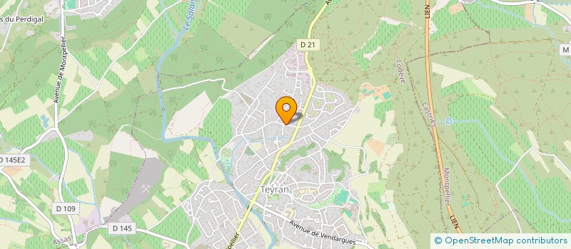 localisation de l'entreprise MADAME MARIE NOELLE BAPTISTE  TEYRAN