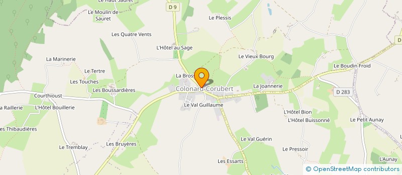 localisation de l'entreprise MADAME MARIE-NOELLE BARRIER à VAL-AU-PERCHE