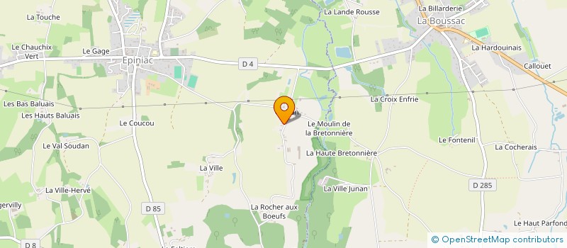 localisation de l'entreprise MADAME MARIE-NOELLE BAYARD  EPINIAC