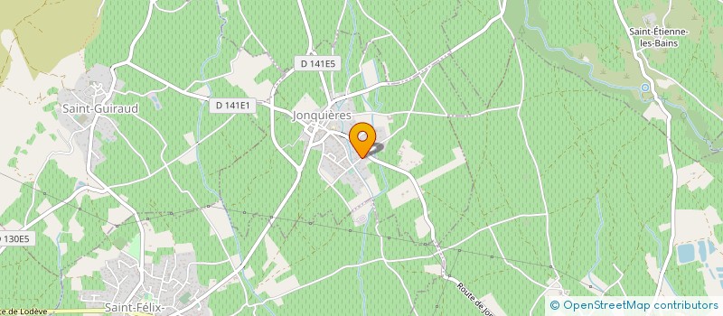 localisation de l'entreprise MADAME MARIE-NOELLE BELLET  JONQUIERES