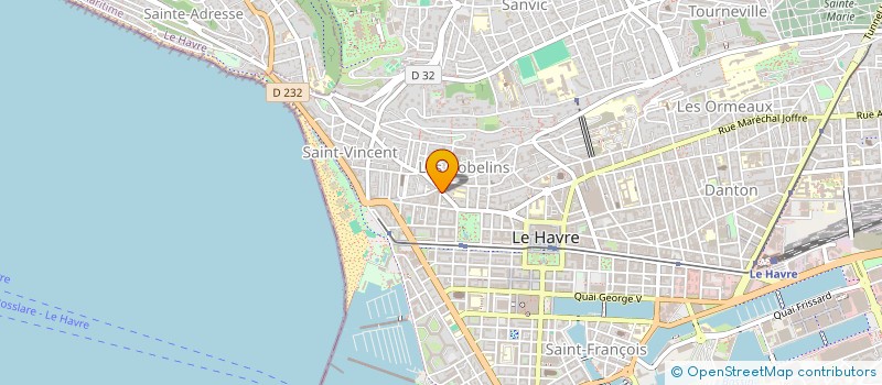 localisation de l'entreprise MADAME MARIE NOELLE BIDANG MBA à LE HAVRE