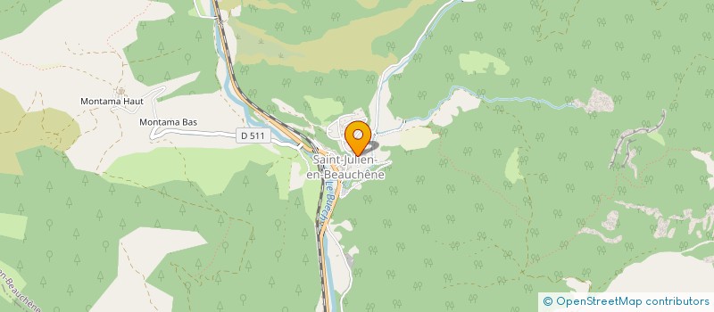 localisation de l'entreprise MADAME MARIE-NOELLE BOISDUR  SAINT-JULIEN-EN-BEAUCHENE