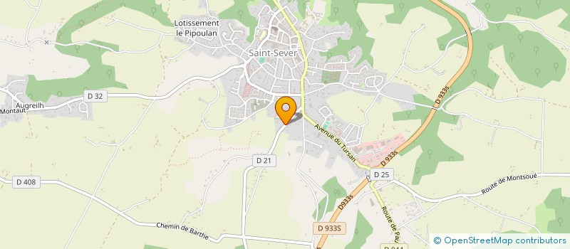 localisation de l'entreprise MADAME MARIE-NOELLE BOUVERET à SAINT-SEVER