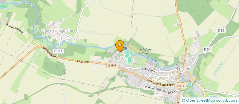 localisation de l'entreprise MADAME MARIE-NOELLE BOUVET  FREVENT