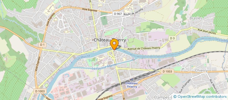 localisation de l'entreprise MADAME MARIE-NOELLE BRANCO NOGUEIRA  CHATEAU-THIERRY