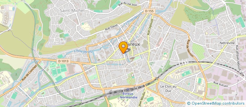 localisation de l'entreprise MADAME MARIE-NOELLE BROUILLET  EVREUX