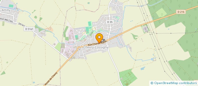 localisation de l'entreprise MADAME MARIE-NOELLE CANIN  CHEVRY-COSSIGNY