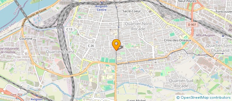 localisation de l'entreprise MADAME MARIE NOELLE CHAUTARD  AVIGNON