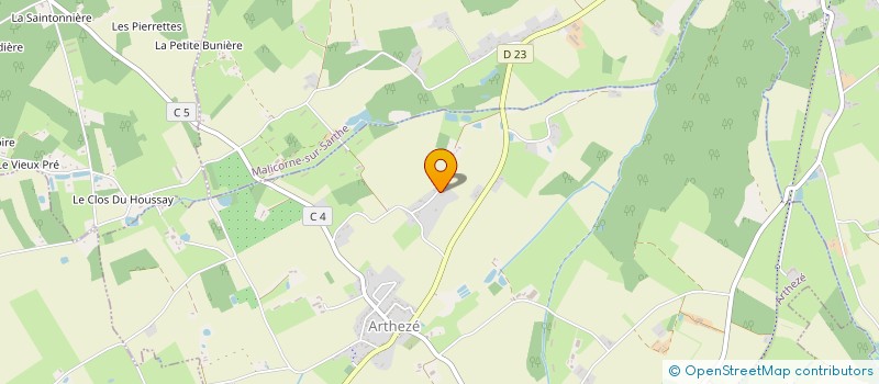 localisation de l'entreprise MADAME MARIE-NOELLE CIRON  COURCELLES-LA-FORET