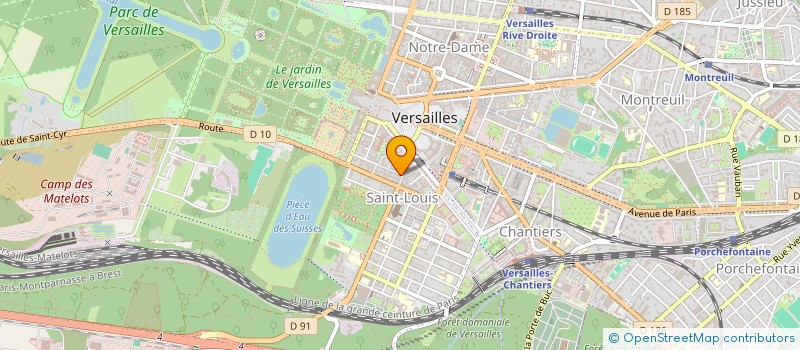 localisation de l'entreprise MADAME MARIE NOELLE CUILLERY à VERSAILLES