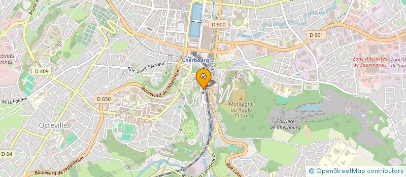 localisation de l'entreprise MADAME MARIE-NOELLE DALMONT  CHERBOURG-EN-COTENTIN