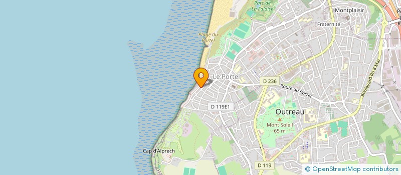 localisation de l'entreprise MADAME MARIE NOELLE DANEL  LE PORTEL