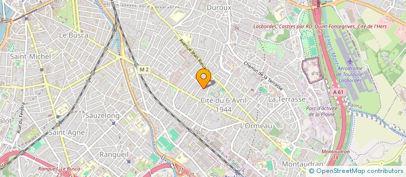 localisation de l'entreprise MADAME MARIE-NOELLE DELIOT à TOULOUSE