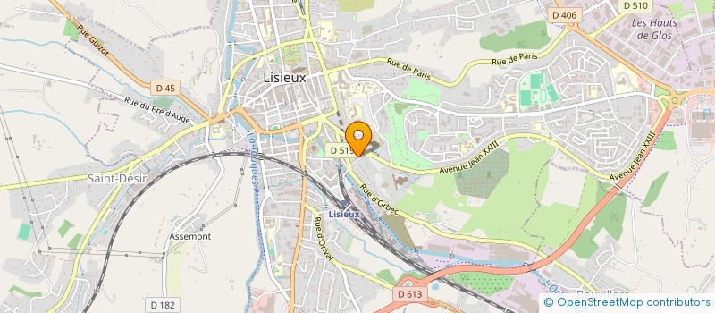 localisation de l'entreprise MADAME MARIE-NOELLE DESRAME  SAINT-GERMAIN-DE-LIVET