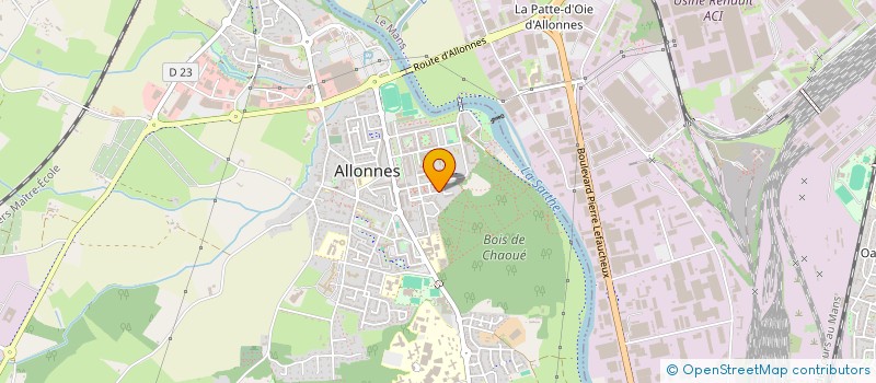 localisation de l'entreprise MADAME MARIE-NOELLE DUFOUR à ALLONNES