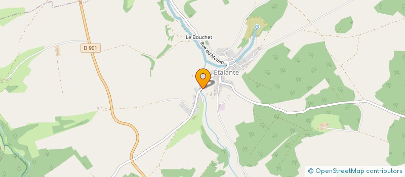 localisation de l'entreprise MADAME MARIE NOELLE DUFOUR à ETALANTE
