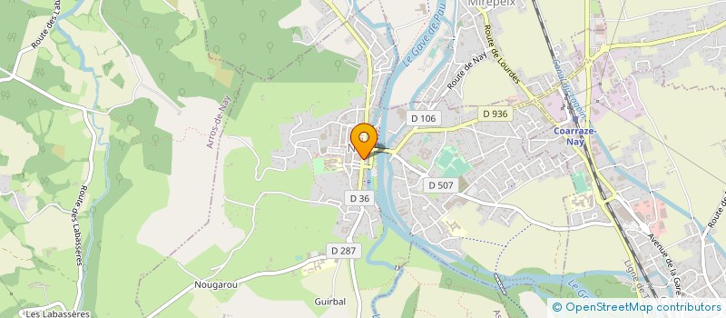 localisation de l'entreprise MADAME MARIE-NOELLE FERON  NAY