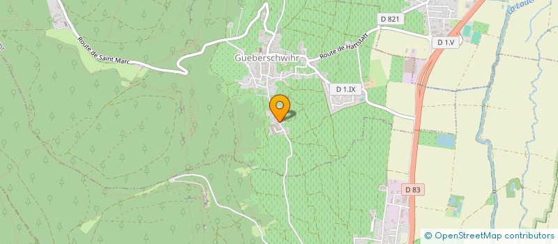 localisation de l'entreprise MADAME MARIE-NOELLE FILEZAC DE L'ETANG  GUEBERSCHWIHR