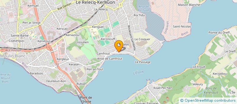 localisation de l'entreprise MADAME MARIE NOELLE FOURN à LE RELECQ-KERHUON