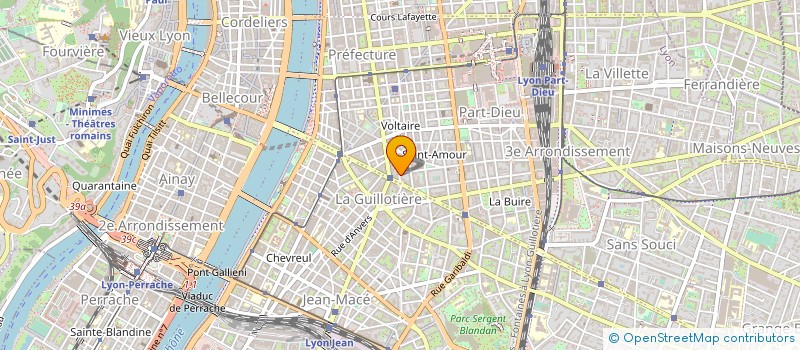 localisation de l'entreprise MADAME MARIE-NOELLE FRERY  LYON