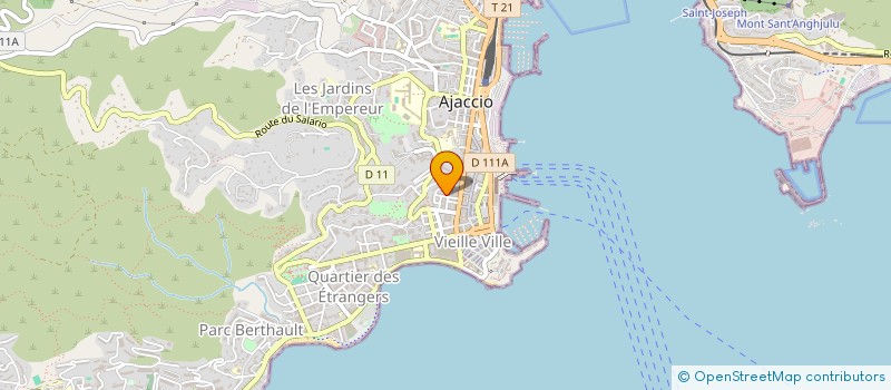 localisation de l'entreprise MADAME MARIE-NOELLE GAFFORY  AJACCIO