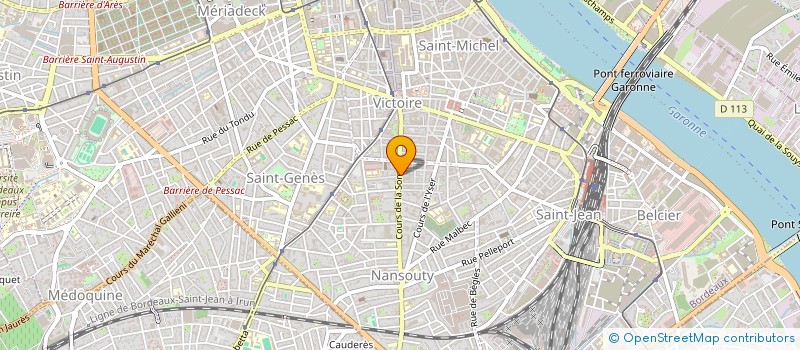 localisation de l'entreprise MADAME MARIE-NOELLE GAILLEDRAT  BORDEAUX