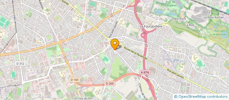 localisation de l'entreprise MADAME MARIE NOELLE GAUDICHEAU à ANGERS