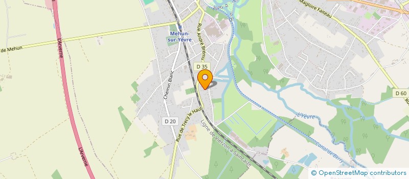 localisation de l'entreprise MADAME MARIE-NOELLE GAUTHIER à MEHUN-SUR-YEVRE