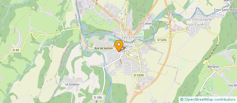 localisation de l'entreprise MADAME MARIE-NOELLE GOMES DOS SANTOS  ENTRE-DEUX-GUIERS