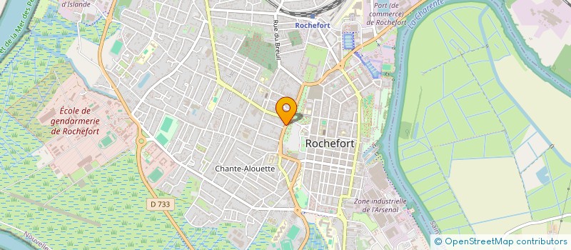 localisation de l'entreprise MADAME MARIE-NOELLE GOYAU  ROCHEFORT