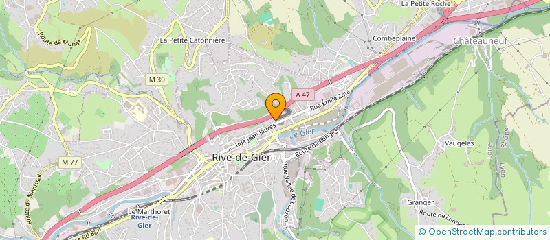 localisation de l'entreprise MADAME MARIE NOELLE GRANTURCO  RIVE-DE-GIER