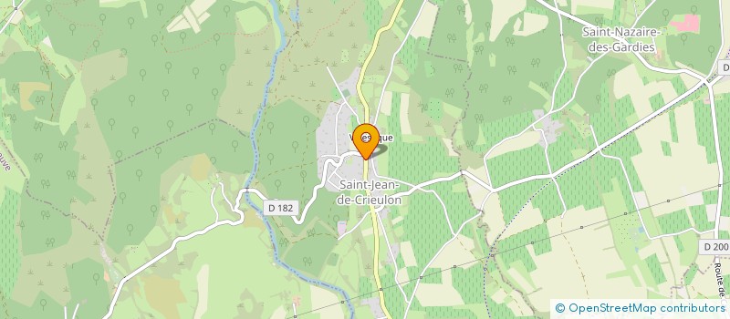 localisation de l'entreprise MADAME MARIE-NOELLE GRAS  SAINT-JEAN-DE-CRIEULON