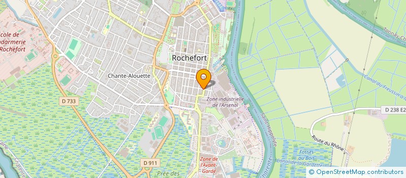 localisation de l'entreprise MADAME MARIE-NOELLE GREAUD  ROCHEFORT