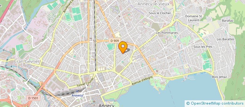 localisation de l'entreprise MADAME MARIE NOELLE GRES à ANNECY