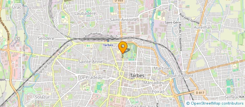 localisation de l'entreprise MADAME MARIE NOELLE GRIVEL  TARBES