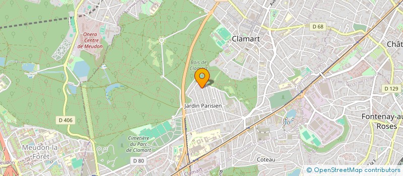 localisation de l'entreprise MADAME MARIE-NOELLE GROS à CLAMART