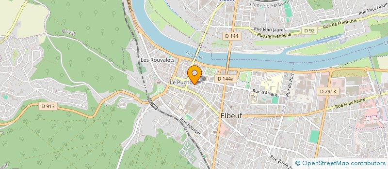 localisation de l'entreprise MADAME MARIE-NOELLE HELIOT  ELBEUF