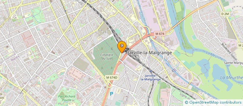 localisation de l'entreprise MADAME MARIE-NOELLE JONDREVILLE  NANCY