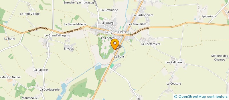 localisation de l'entreprise MADAME MARIE-NOELLE JOURNOUX à AZAY-LE-FERRON