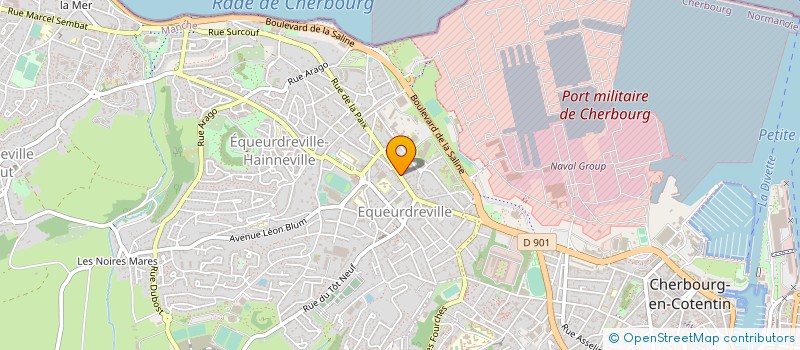 localisation de l'entreprise MADAME MARIE-NOELLE LANCE  CHERBOURG-EN-COTENTIN