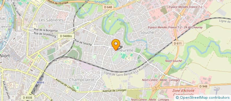 localisation de l'entreprise MADAME MARIE-NOELLE LAPOUGE à NIORT