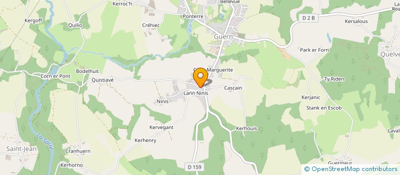 localisation de l'entreprise MADAME MARIE-NOELLE LE QUERE à PLUMELIAU-BIEUZY