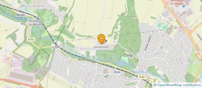 localisation de l'entreprise MADAME MARIE-NOELLE LERMINIAUX  OSNY