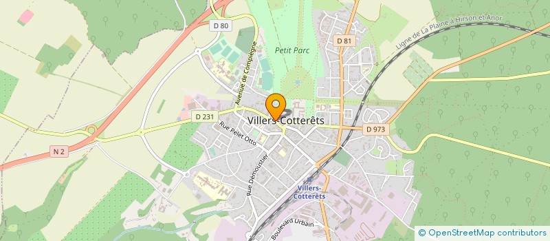 localisation de l'entreprise MADAME MARIE-NOELLE LIZEUX à VILLERS-COTTERETS